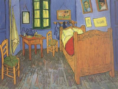 Vincent Van Gogh Vincent's Bedroom in Arles (nn04) France oil painting art